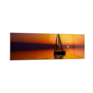 Glass picture - So Quiet Here After Dusk - 160x50 cm