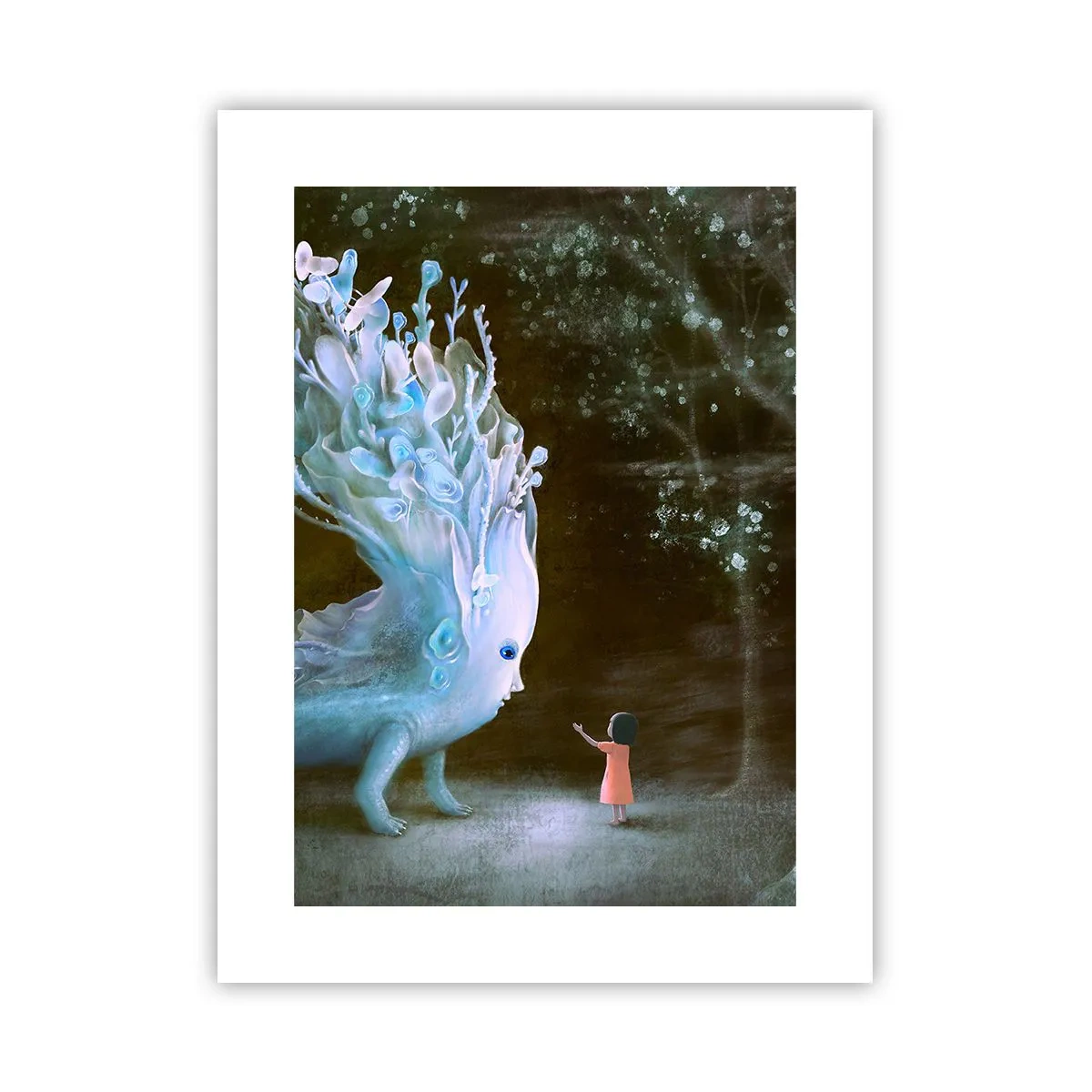 Poster - Fantastic Encounter - 30x40 cm