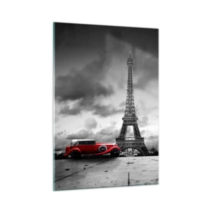 Glass picture - Not So Long Ago in Paris - 50x70 cm