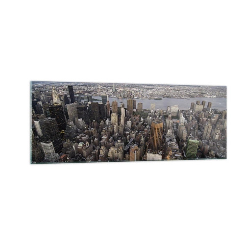 Glass picture - Beating Heart of Our Times - 140x50 cm