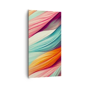 Canvas picture - Rainbow Knot - 65x120 cm