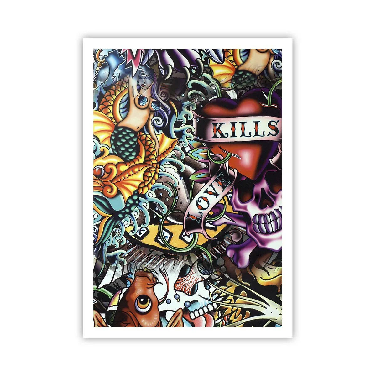 Poster - Dream of a Tattoo Artist - 70x100 cm