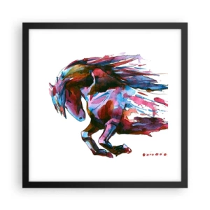 Poster in black frame - In Elation - 40x40 cm