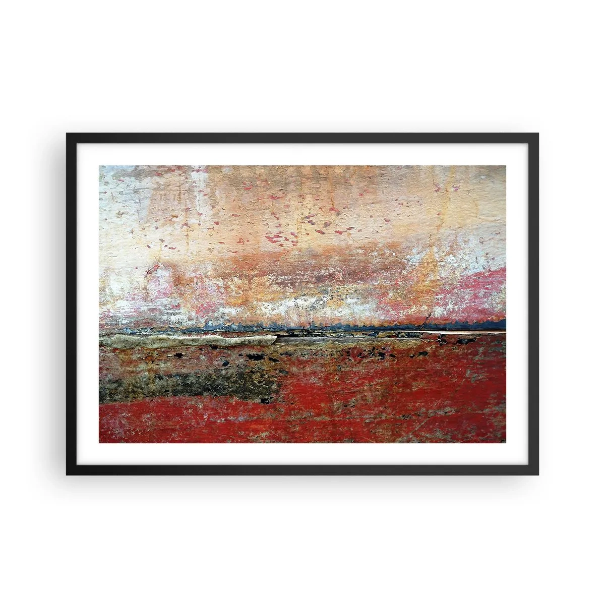 Poster in black frame - Might Be the Sea - 70x50 cm