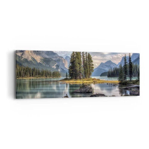 Canvas picture - By Big and Clear Waters - 90x30 cm
