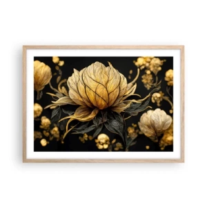 Poster in light oak frame - Subtle Fragility - 70x50 cm