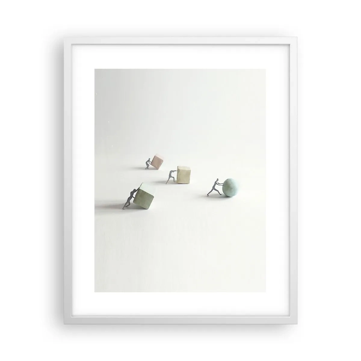 Poster in white frmae - That's Life - 40x50 cm