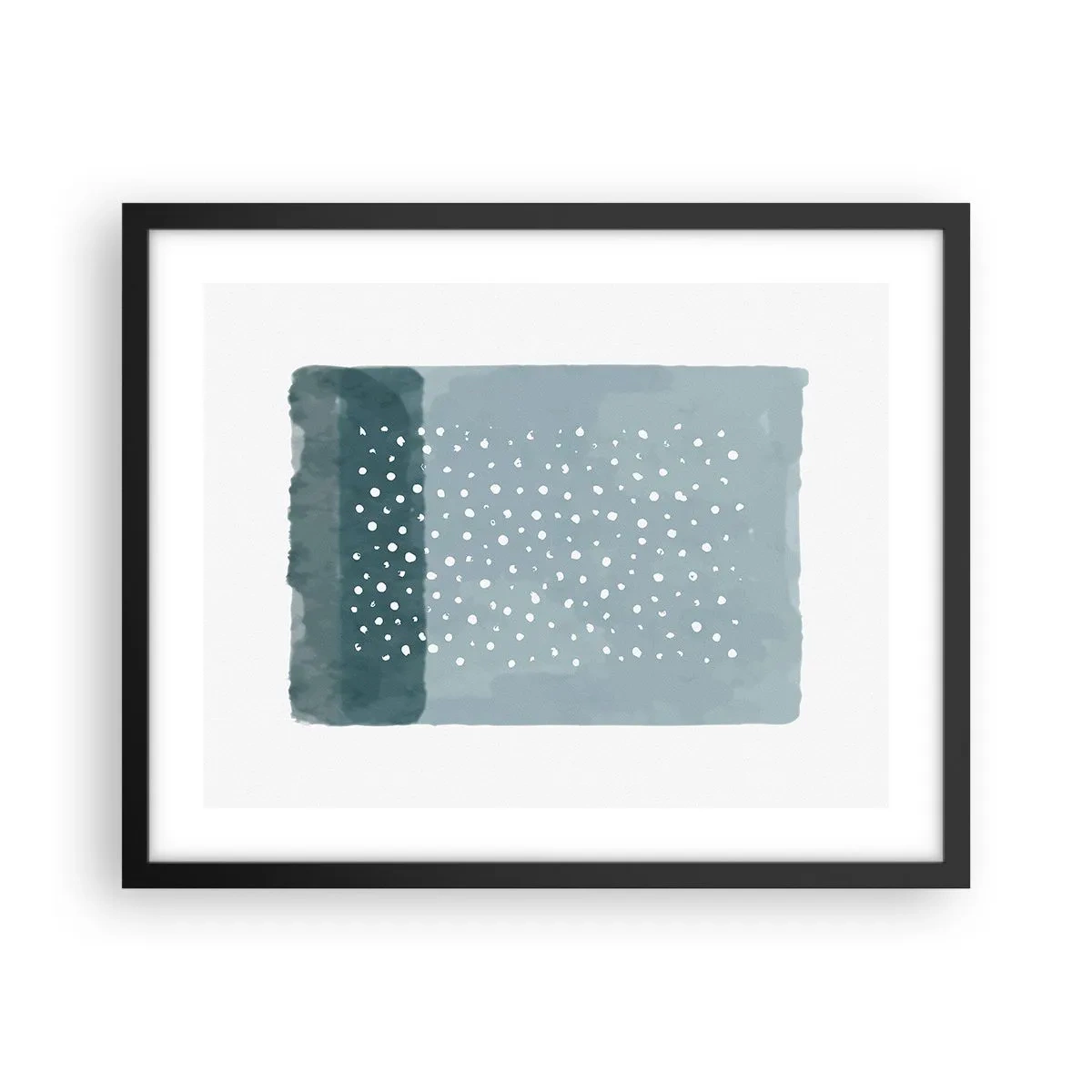 Poster in black frame - Grown on the Blue - 50x40 cm