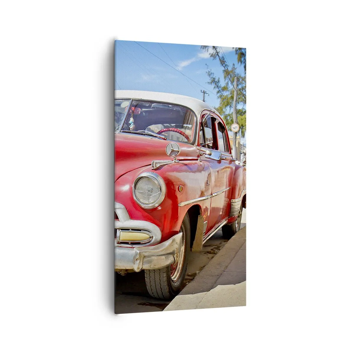 Canvas picture - Only in Cuba - 65x120 cm