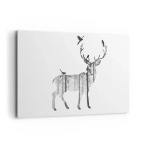 Canvas picture - Good Spirit of a Forest - 120x80 cm