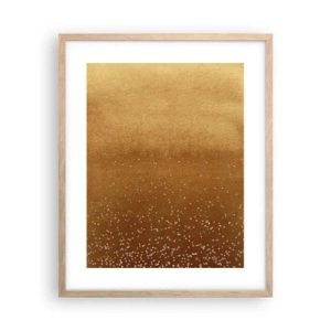 Poster in light oak frame - Tthe Birth of the Universe - 40x50 cm