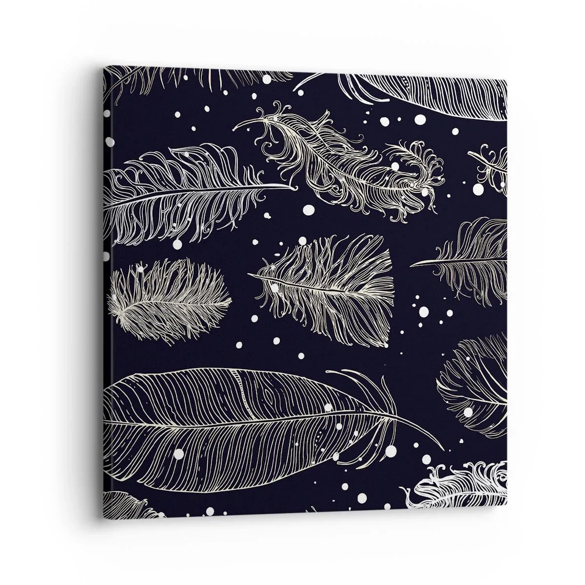Canvas picture - Feathery Lace - 30x30 cm