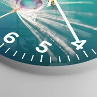 Clock face with numbers