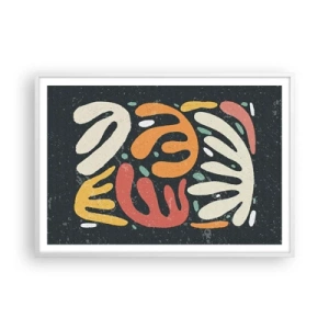 Poster in white frmae - Composition - I Will Catch You - 100x70 cm