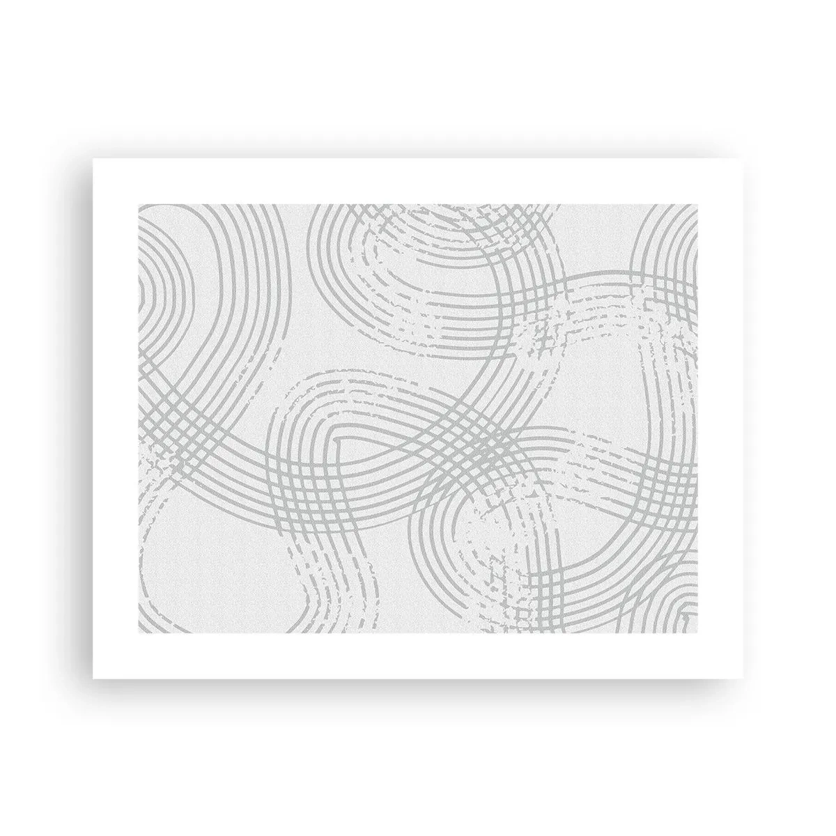 Poster - No Straight Line - 50x40 cm