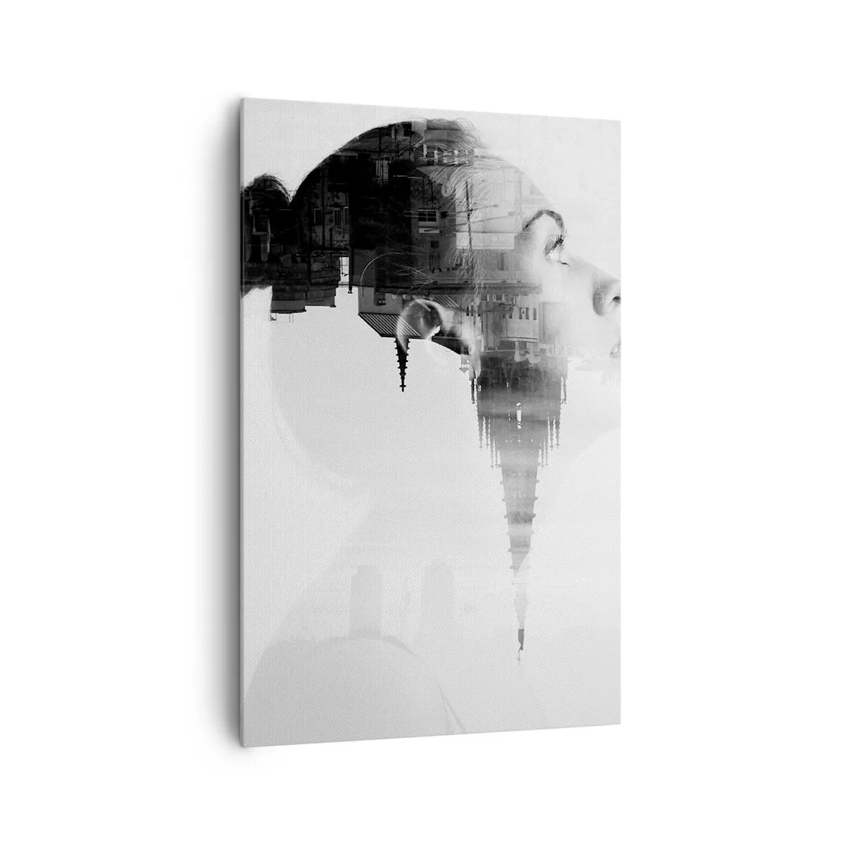 Canvas picture - On Both Sides of a Glass - 80x120 cm