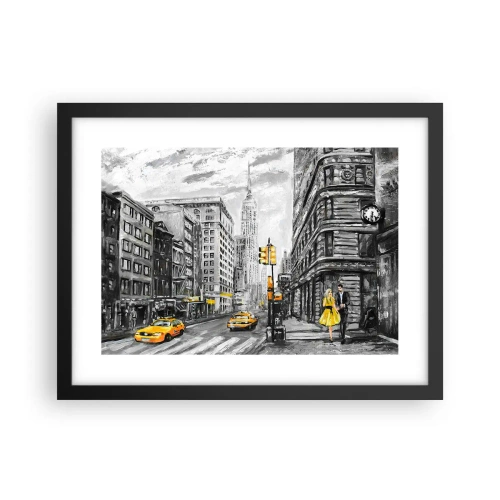 Poster in black frame - New York Tale - 40x30 cm