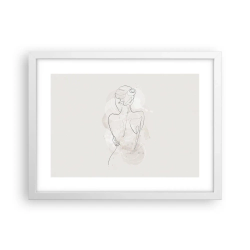 Poster in white frmae - Like a Sensitive Instrument - 40x30 cm