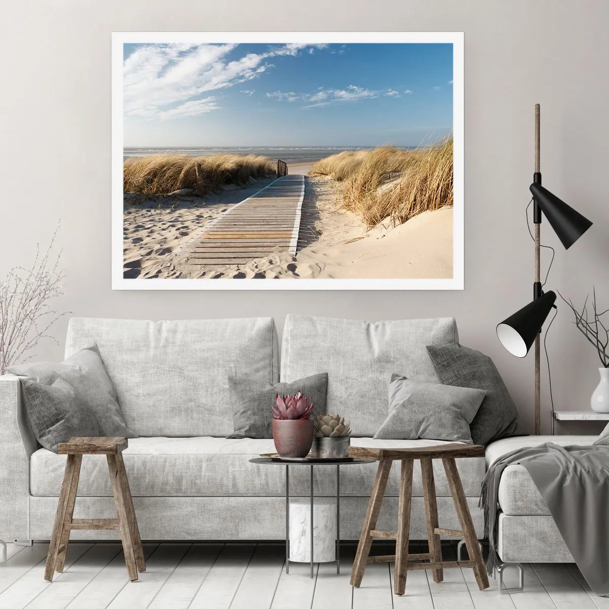 Poster - Behind a Dune, in the Hum of Trees - 50x40 cm
