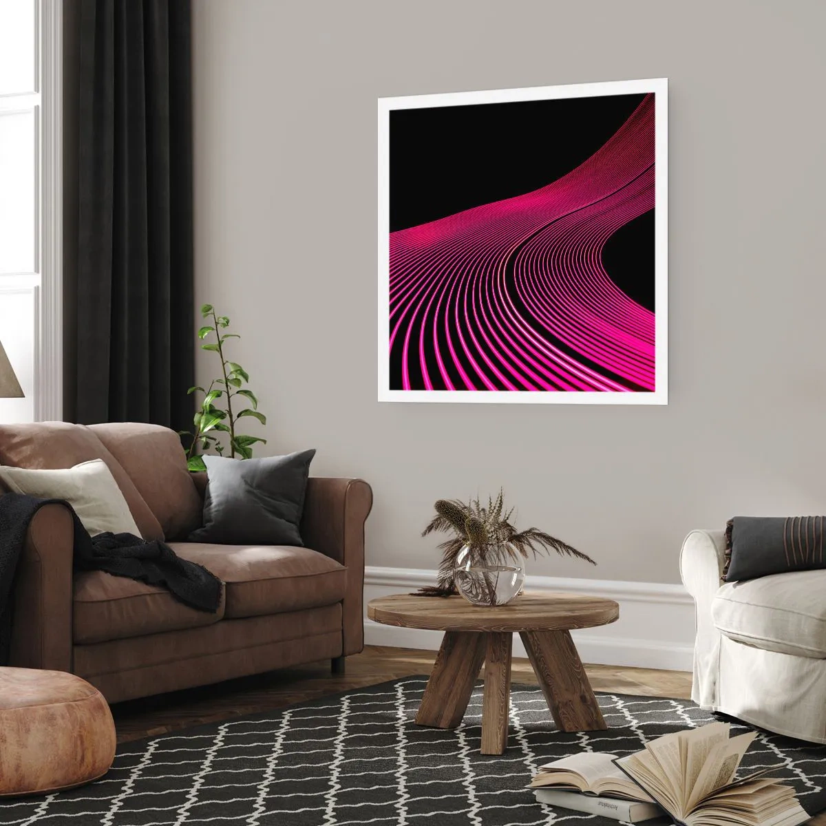 Poster - Alley of Light - 60x60 cm