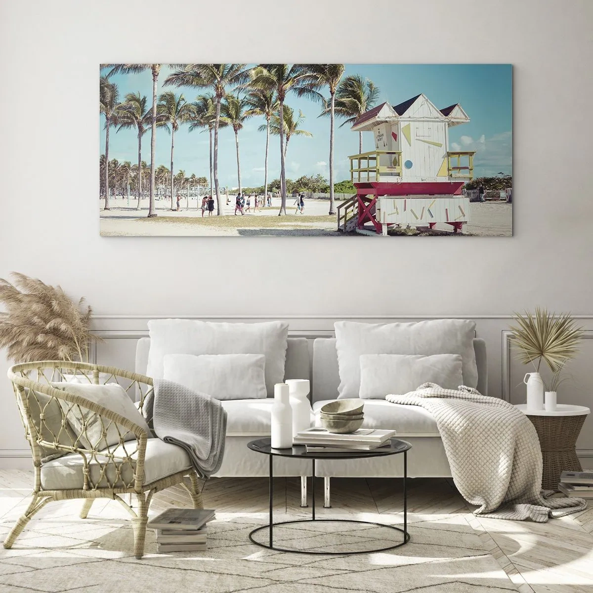 Glass picture - Beautiful Day before You - 90x30 cm