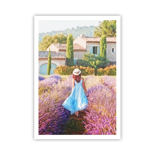 Poster - Lavender Girl - 70x100 cm
