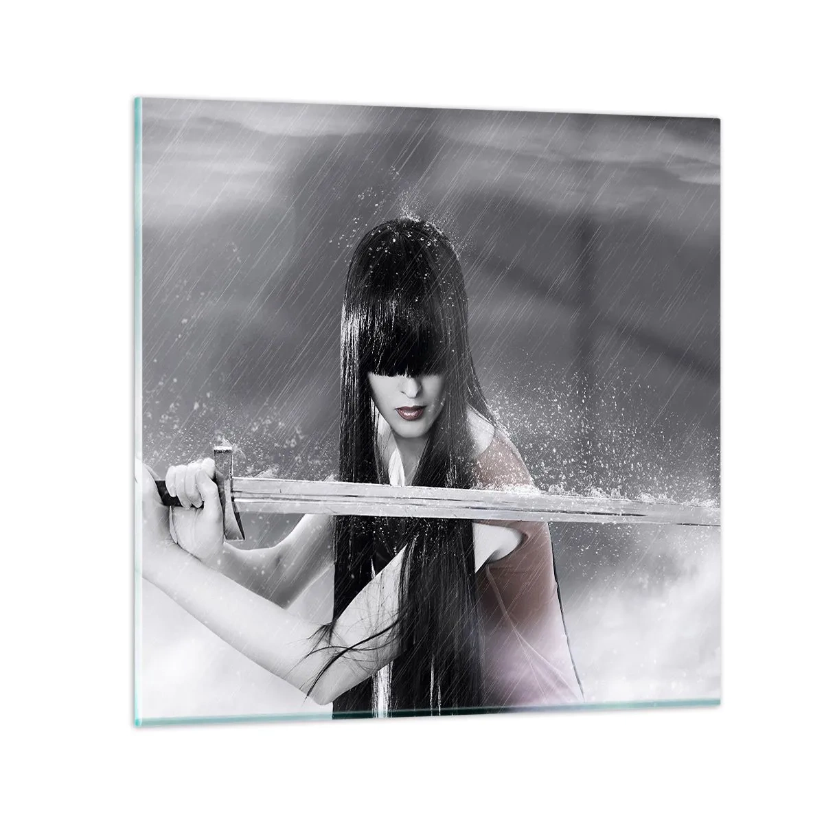 Glass picture - Beautiful and Dangerous - 40x40 cm