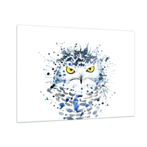 Glass picture - Straight in the Eyes - 100x70 cm