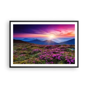 Poster in black frame - Smells Strongly of Herbs - 91x61 cm