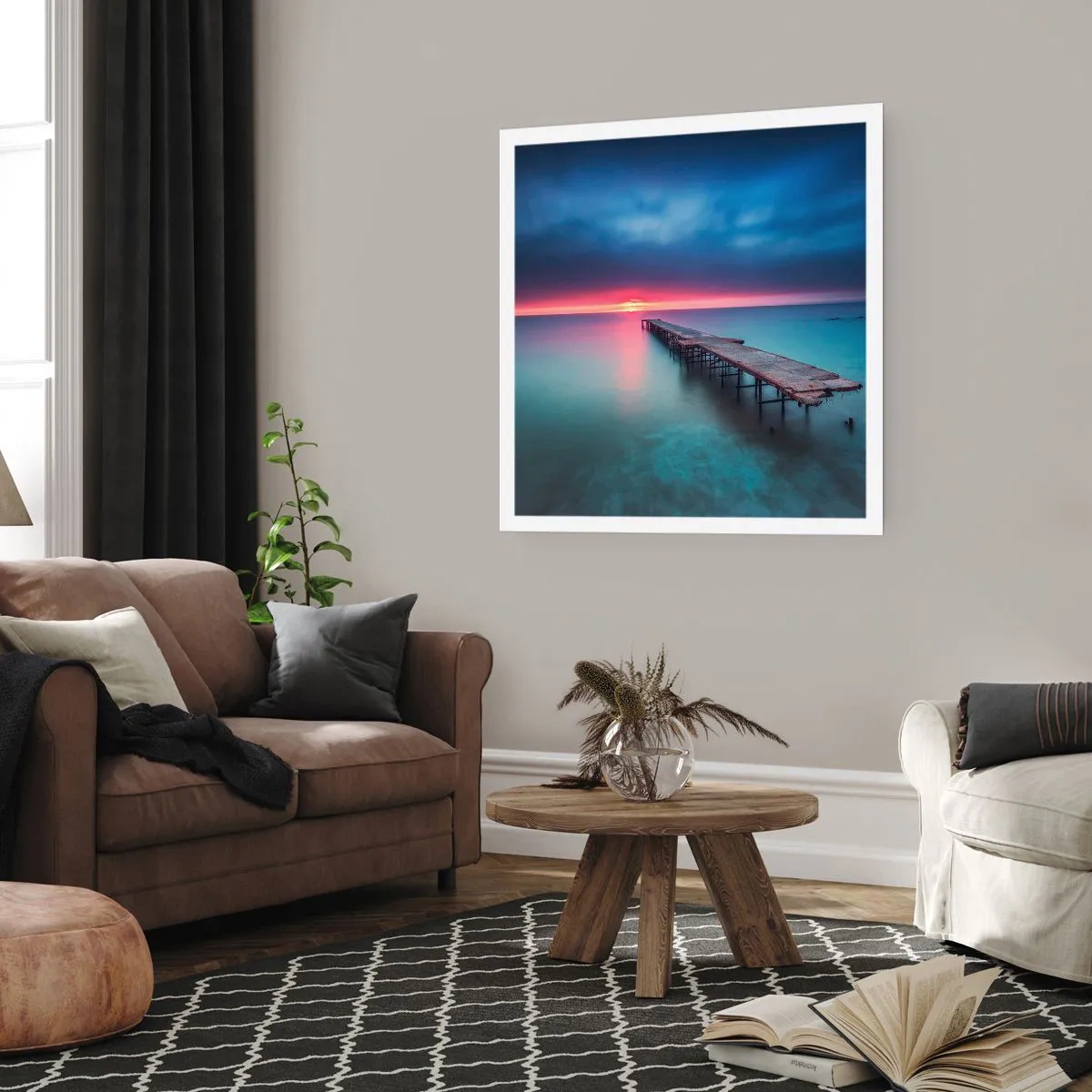 Poster - Between Heaven and Earth - 40x40 cm