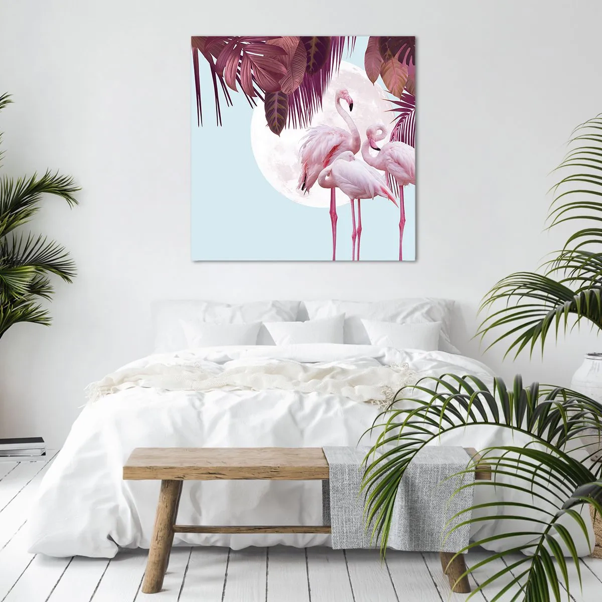 Canvas picture - Three Bird Graces - 30x30 cm