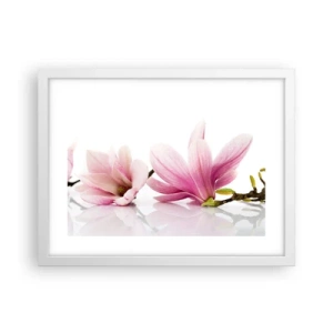 Poster in white frmae - Delicate Like a Spring Breeze - 40x30 cm