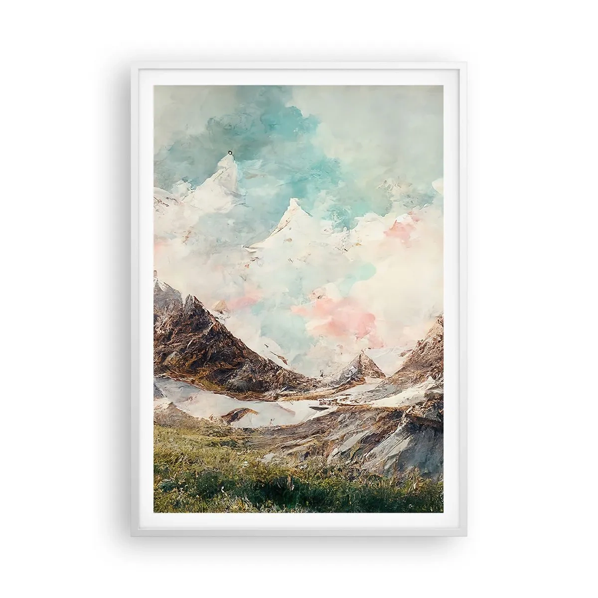 Poster in white frmae - Rocky Blades - 70x100 cm