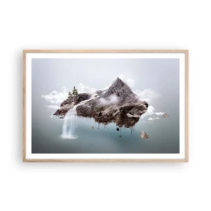 Poster in light oak frame - In the Eye of a Surrealist - 91x61 cm