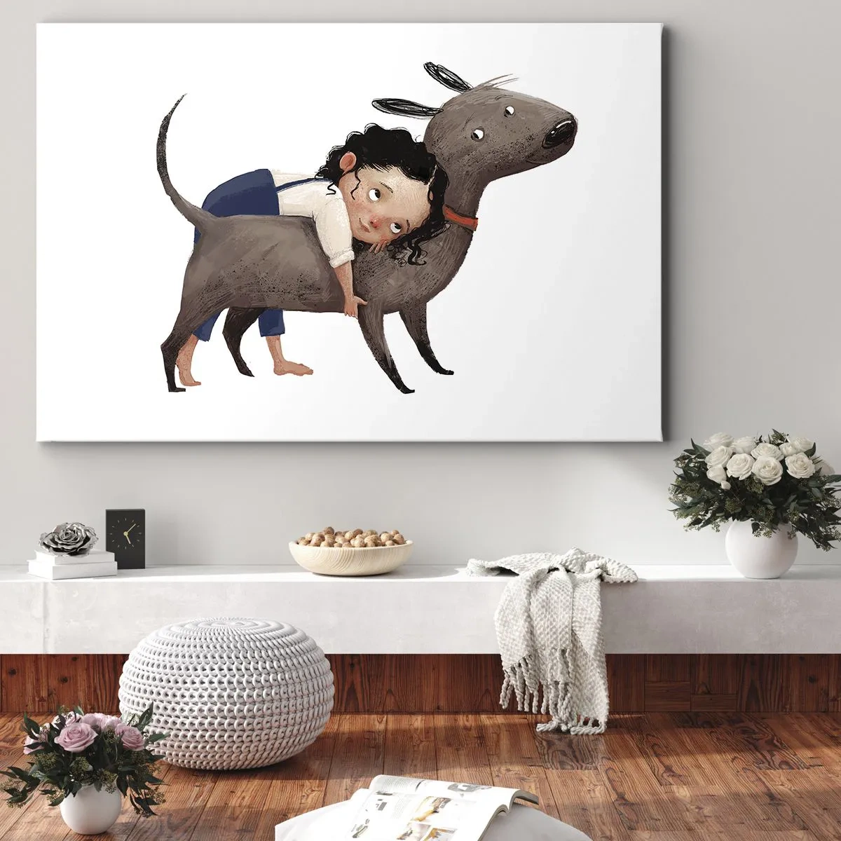 Canvas picture - Best Friends - 120x80 cm