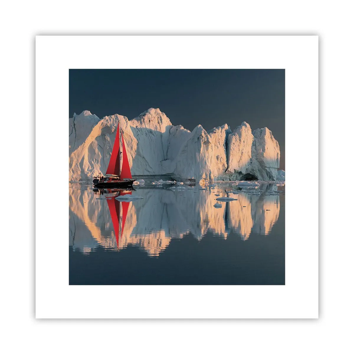 Poster - On the Edge of the World - 30x30 cm