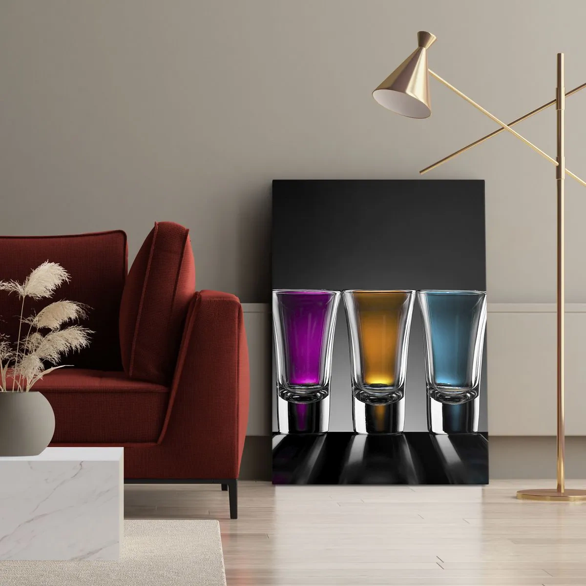 Canvas picture - Colours of Joy - 45x80 cm