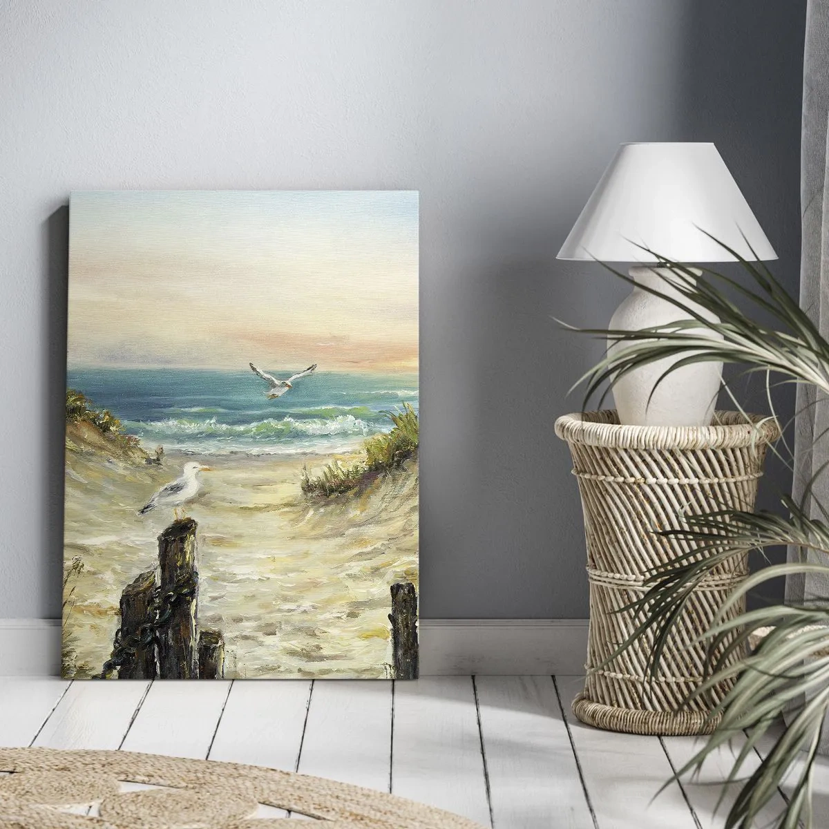Canvas picture - Airless Retreat - 55x100 cm