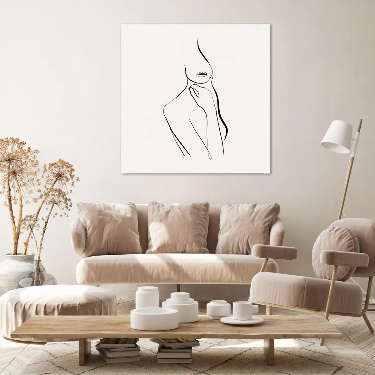 Canvas picture - Wave of Melancholy - 40x40 cm