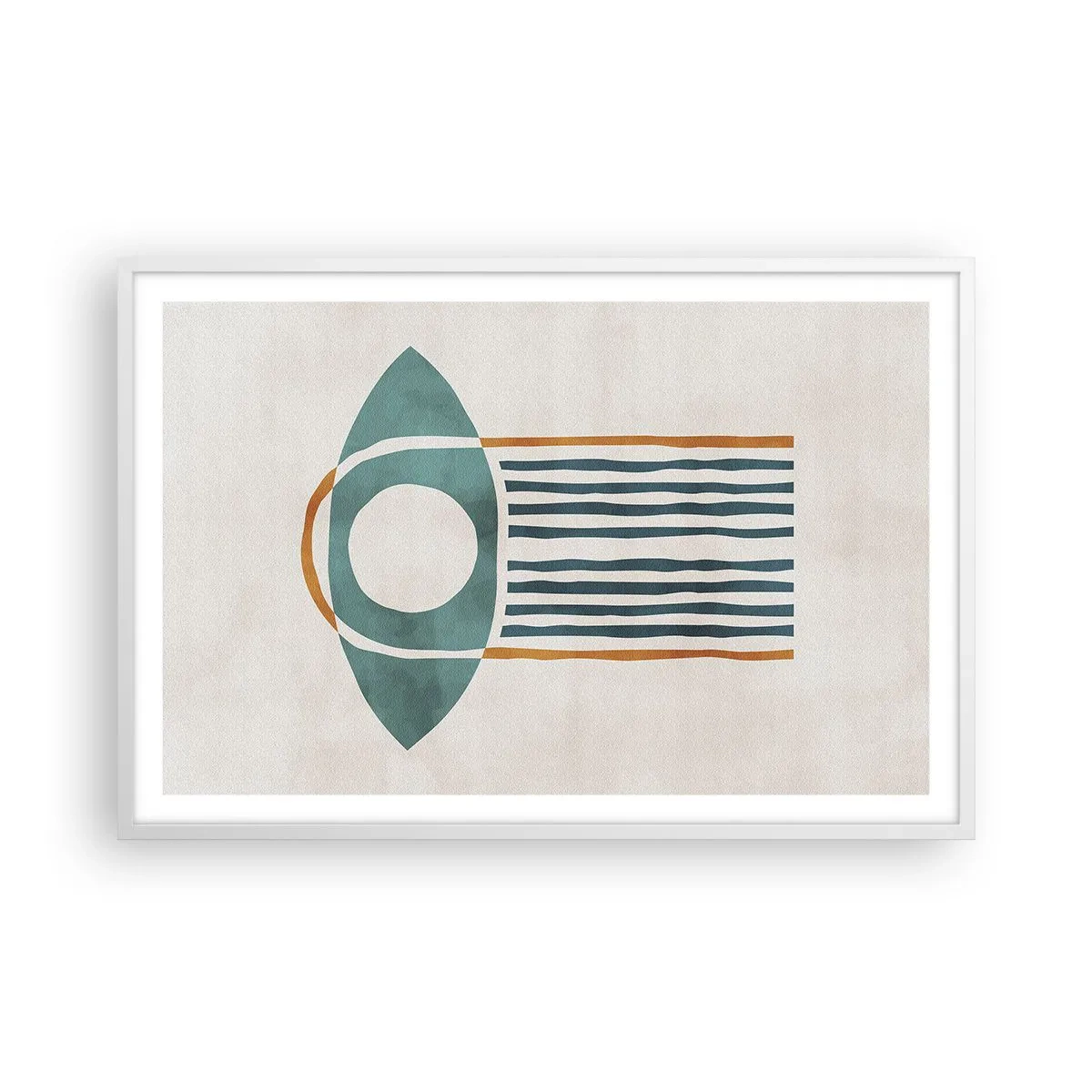Poster in white frmae - Signs and Rituals - 91x61 cm