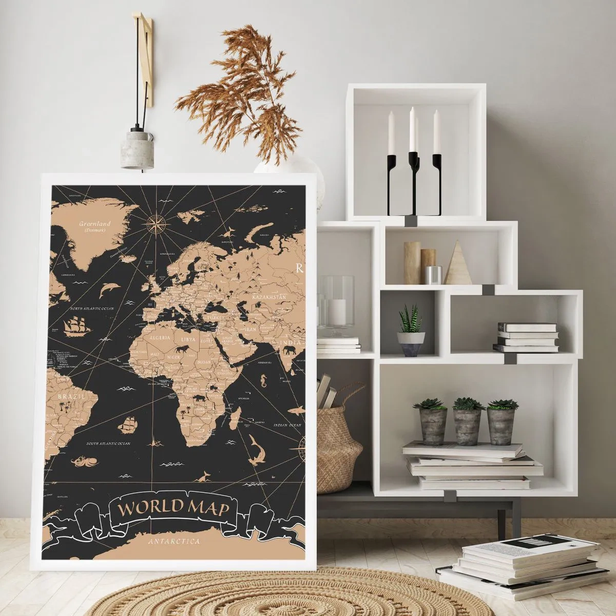 Poster - Borders of My World - 70x100 cm
