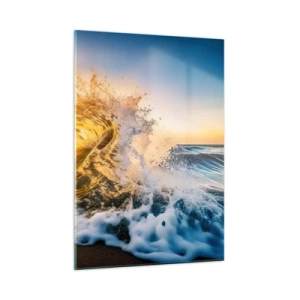 Glass picture - Playing with Sand - 50x70 cm