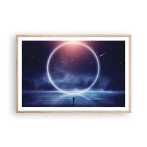 Poster in light oak frame - They are Already Here… - 91x61 cm