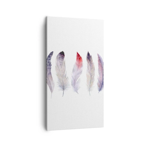 Canvas picture - Delicate Like Pink Fog - 45x80 cm
