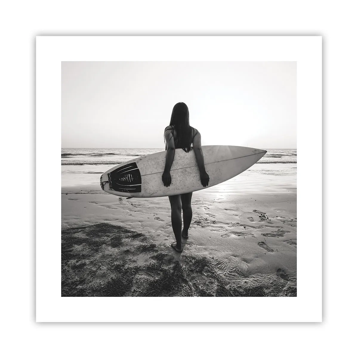 Poster - Daughter of Sea Wave - 40x40 cm