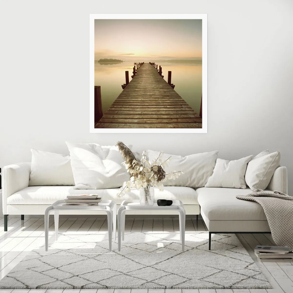 Poster - Before Dawn, Dawn, Light - 50x50 cm