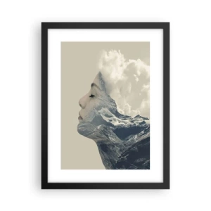 Poster in black frame - Beauty of Elements - 30x40 cm