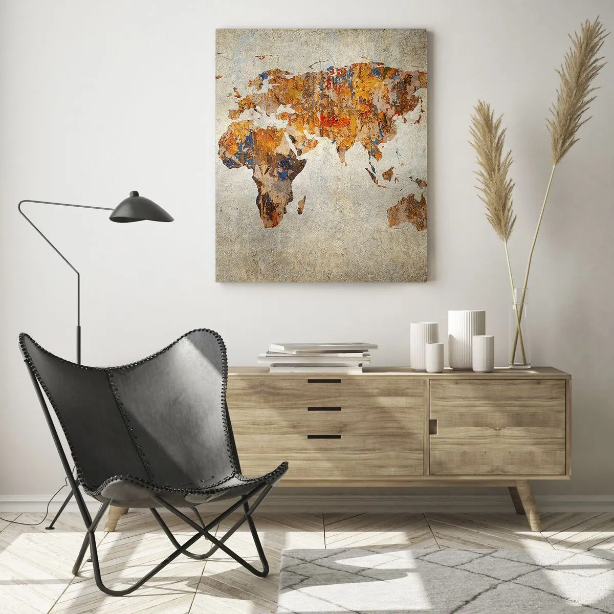 Glass picture - Really Big World - 50x70 cm