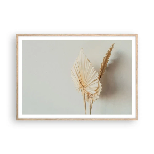Poster in light oak frame - When It Needs Calming Down - 100x70 cm