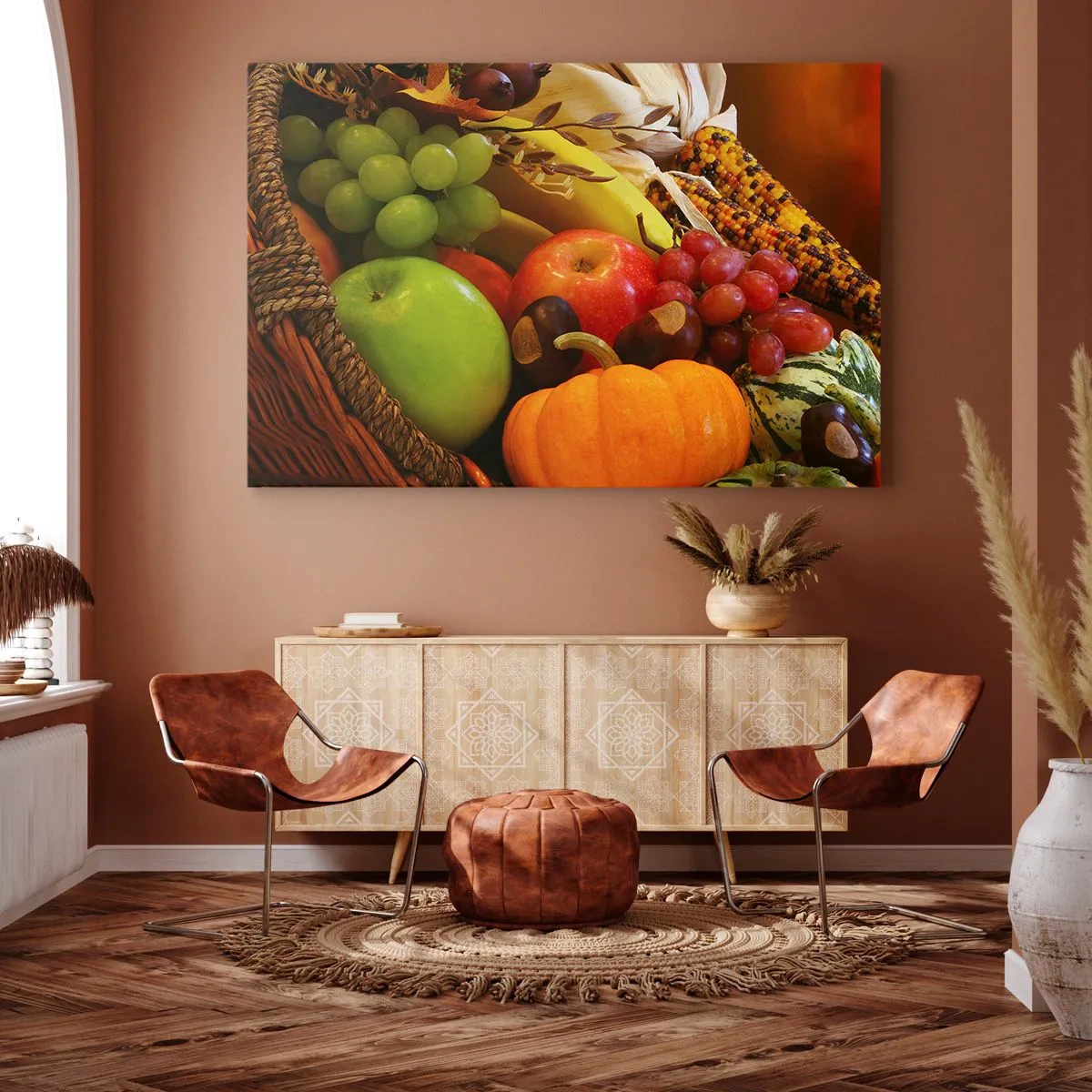 Canvas picture - Basket of Abundance - 120x80 cm
